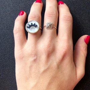 Rebecca Minkoff Wink Eyelash Ring